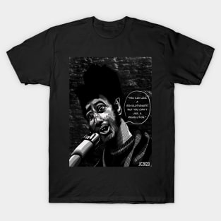 Fred Hampton “Can’t Jail A Revolution” portrait (digital) T-Shirt